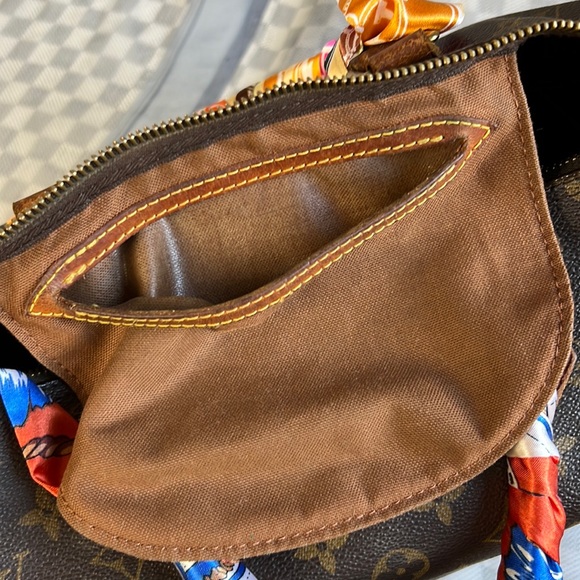 Louis Vuitton Satchel Bag Speedy 30 Monogram LV Handbag Vintage Auth. - Picture 12 of 17